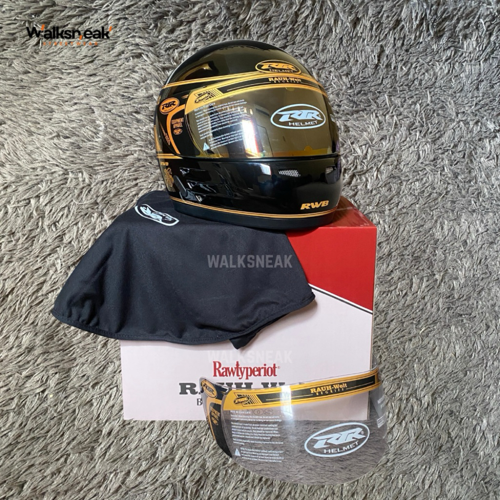 RTR HELMET COLLABORATION RAWTYPE RIOT X ATMOS X RWB LIMITED EDITION