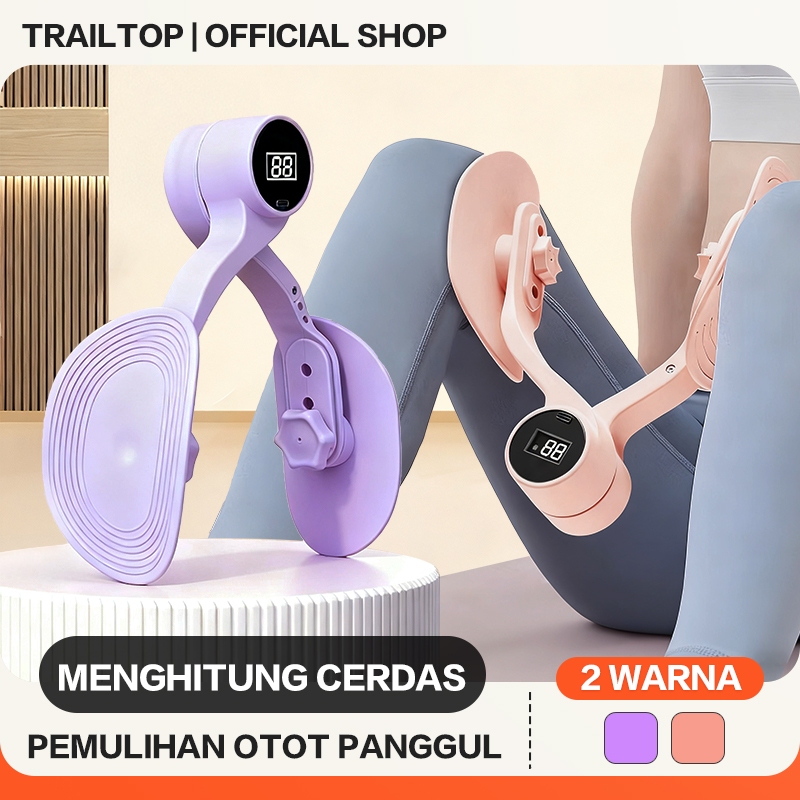 Trailtop Alat Kegel Wanita Alat Pemulihan Otot Panggul & Pengecil Pinggul Paha Lengan Kaki + Counter