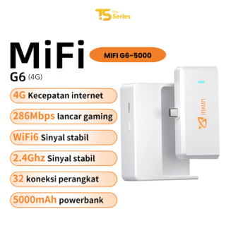 [BONUS 120GB] TheSeries MiFi 5000mAh Powerbank Charger Modem Wifi 4G 150Mbps All Operator 4G | Mifi 