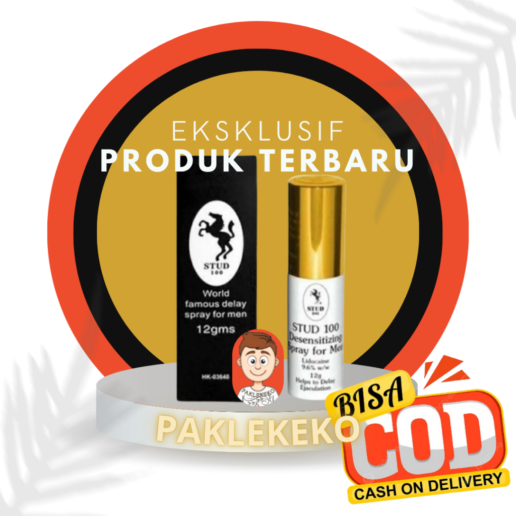 *CashOnDelivery Stud 100, World Famous Delay Spray For Men 12g - Delay Spray Tahan Lama Pria Premium