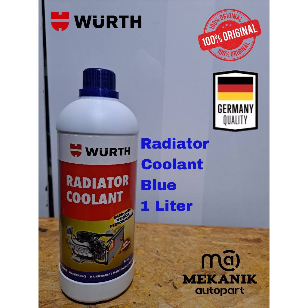 Wurth Original Air Radiator Coolant Biru Anti Rust Cairan Pendingin Mesin 1 Liter