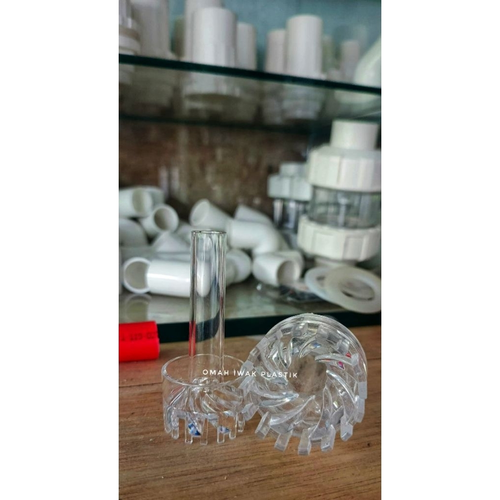 SKIMMER FILTER AKUARIUM bahan akrilik