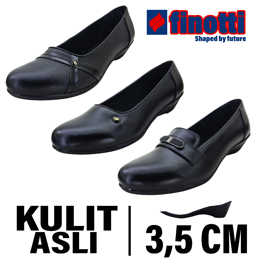 Sepatu pantofel kulit / sepatu kerja wanita - Finotti DDL