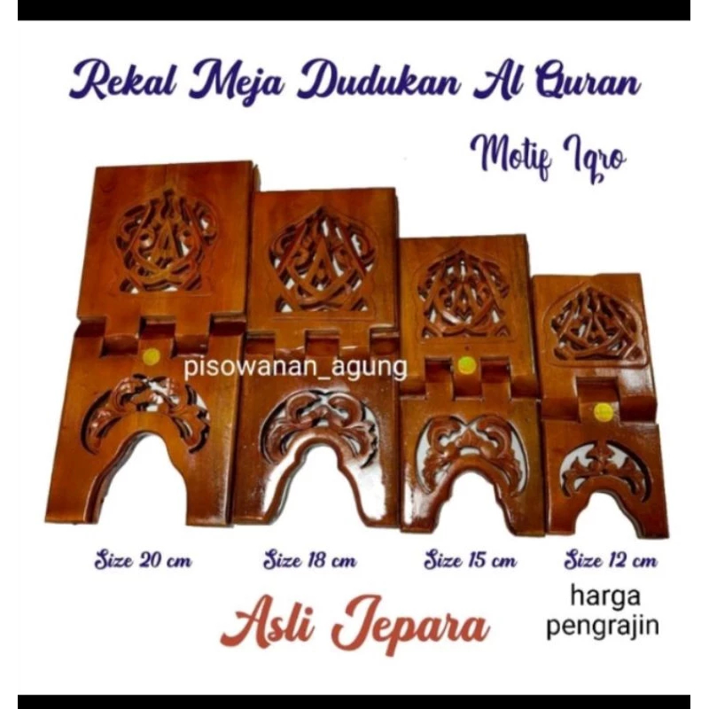 meja lipat/ Rekal alqu'an/ meja Al-Qur'an/rehal iqro