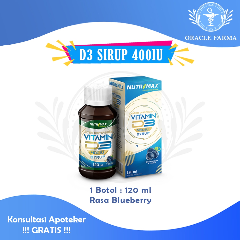 Nutrimax Vitamin D3 Anak Ibu Hamil 120ml Sirup