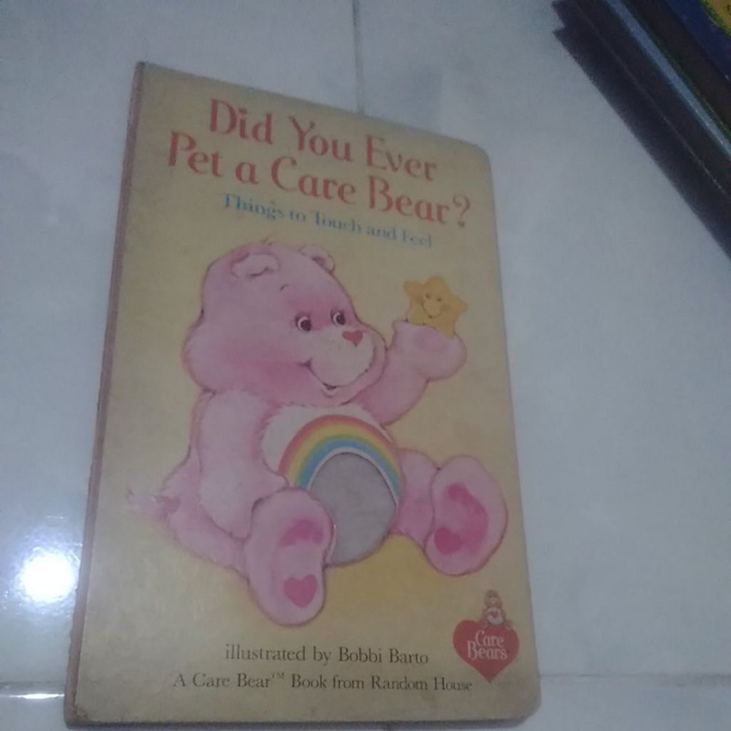 buku anak 2+ boardbook touch and feel Did You Ever Pet a care Bears?