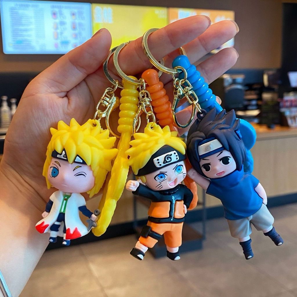 GK30 Gantungan Kunci Naruto / Ganci Naruto / Keychain / Gantungan Kunci Tas / Naruto Sasuke