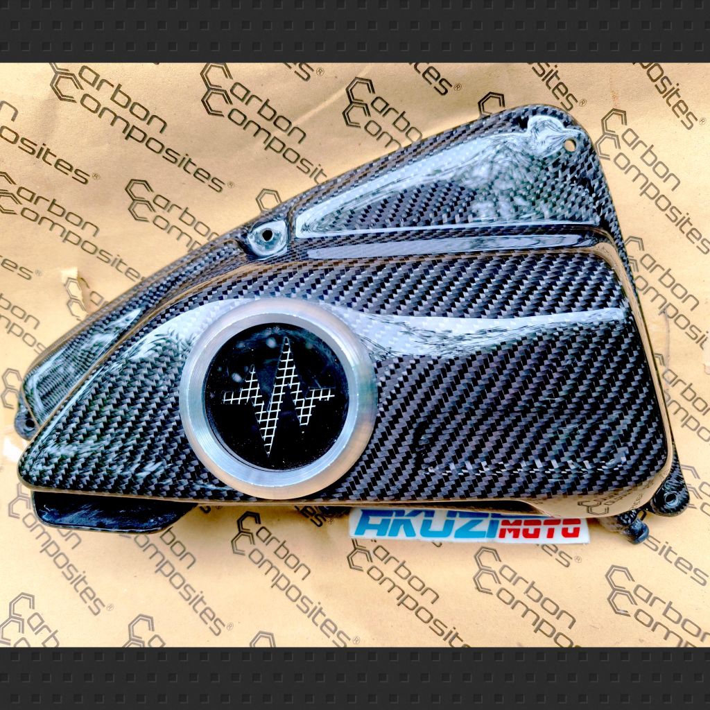 Cover Tutup Filter New Beat Deluxe Street Genio K0J Scoopy K2F Carbon Kevlar
