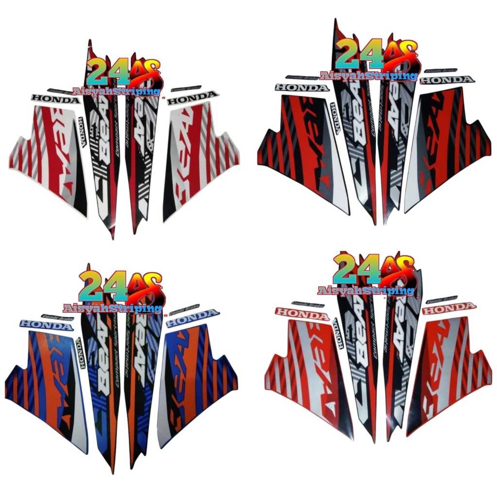 STIKER STRIPING MOTOR HONDA BEAT 2021