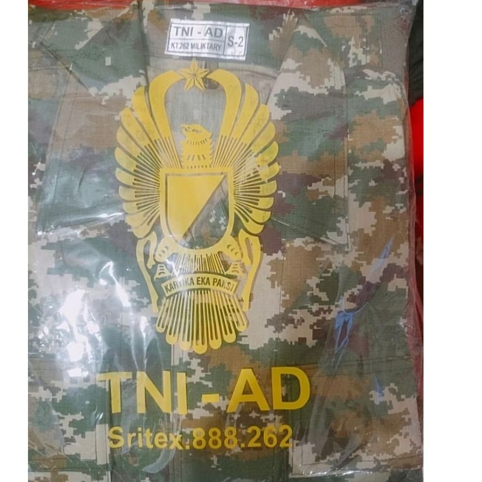 BAJU PDL TNI SAGE GREEN TERBARU BY SRITEX 888 ORIGINAL