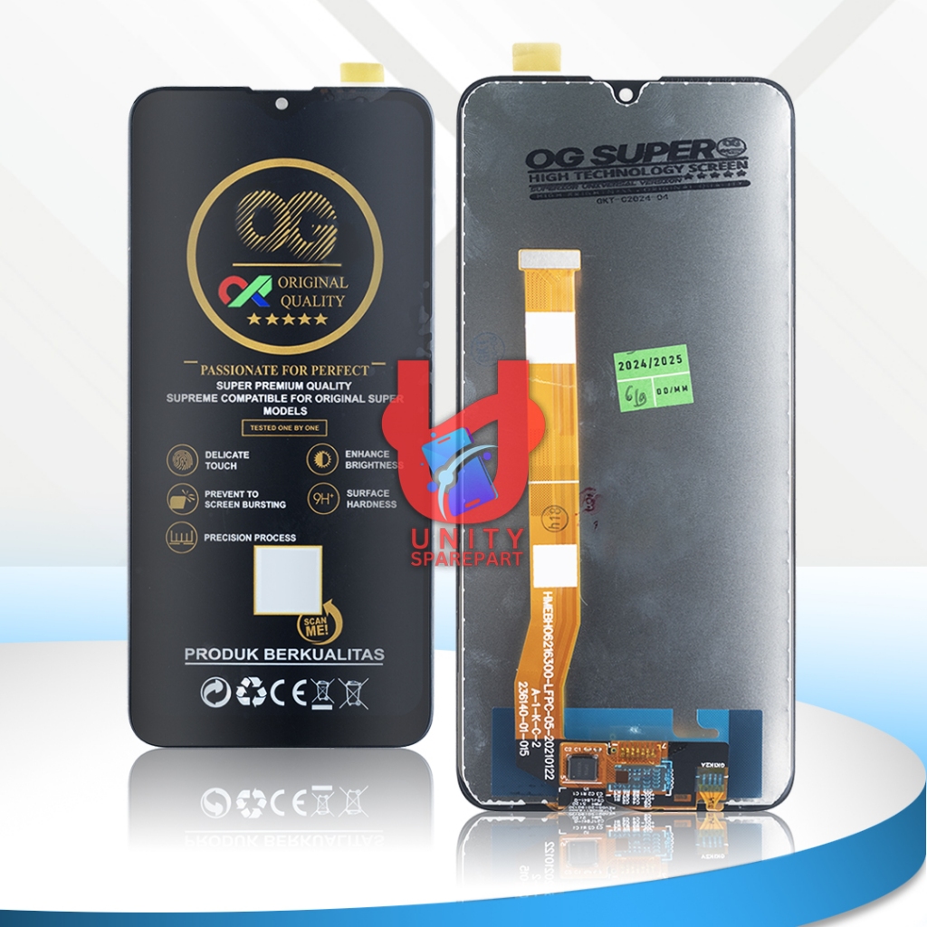 LCD OPPO REALME C2 / LCD TOUCHSCREEN REALME C2 / LCD OPPO A1k COMPLETE FULLSET ORIGINAL