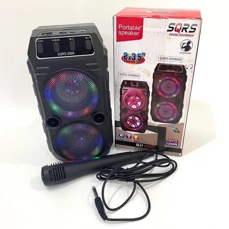 TERBARU SQ 2009 speaker bluetooth + mic karaoke SQ 2009 speaker bluetooth