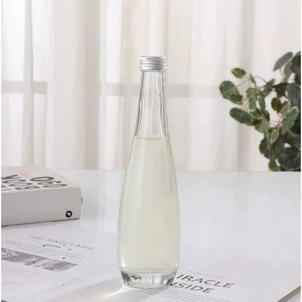Tuansampurna || 500 ml Mineral Water Glass Bottle | Botol Kaca Air Mineral Estetik | Botol Air Hotel