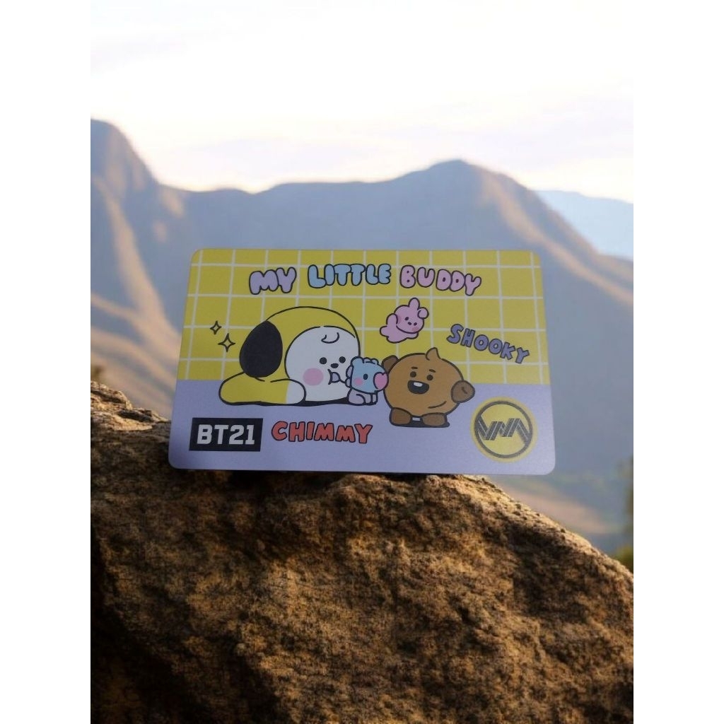 KMT ((Kartu Multi Trip)) KRL Commuterline JABODETABEK x BT21 Limited Edition YELLOW