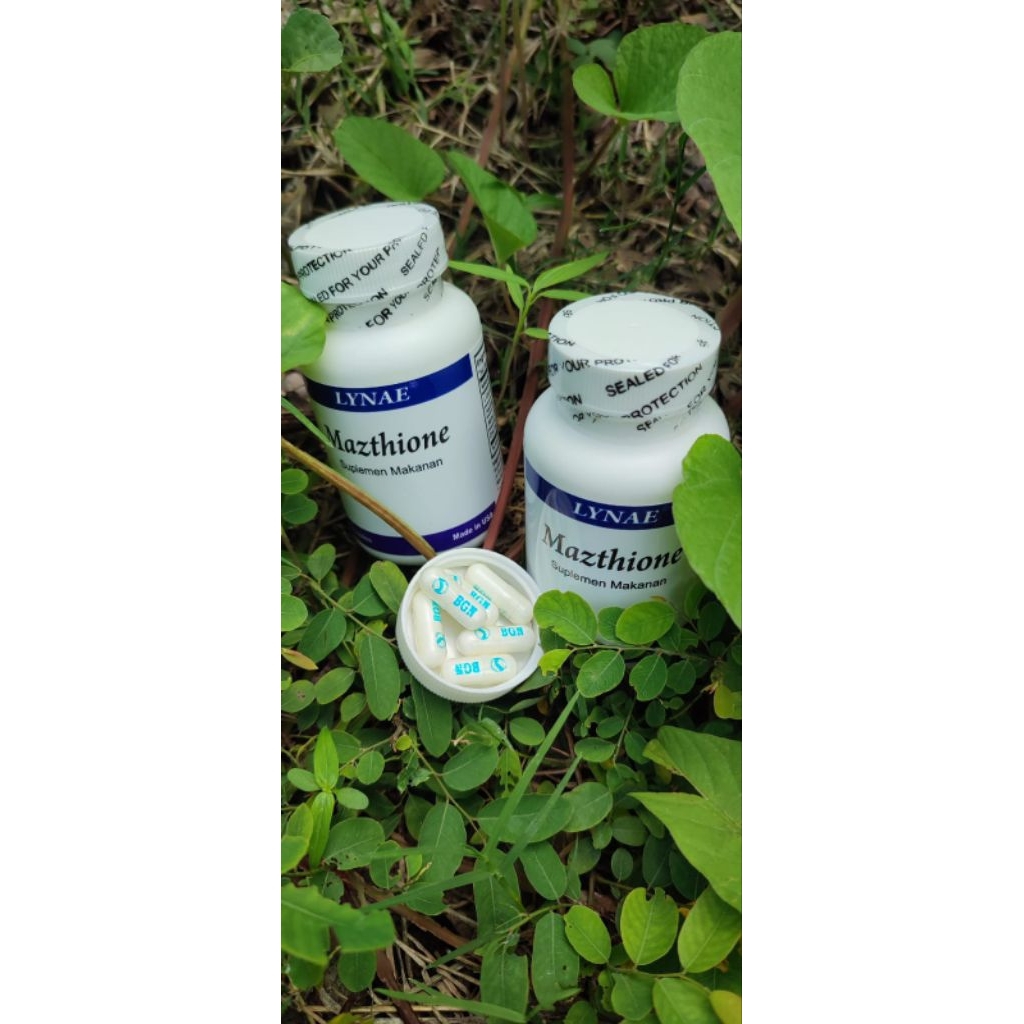 LYNAE MAZTHIONE PEMUTIH KULIT ASLI BGN ISI 60 KAPSUL