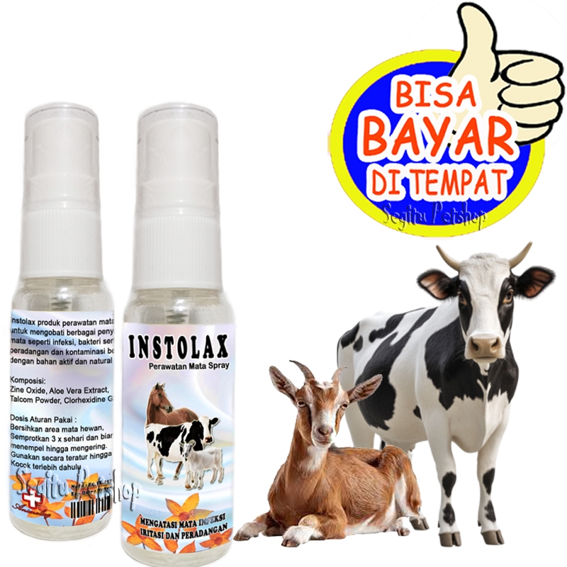 Obat Mata Kambing Sapi Sakit Bengkak Merah Iritasi Instolax Spray