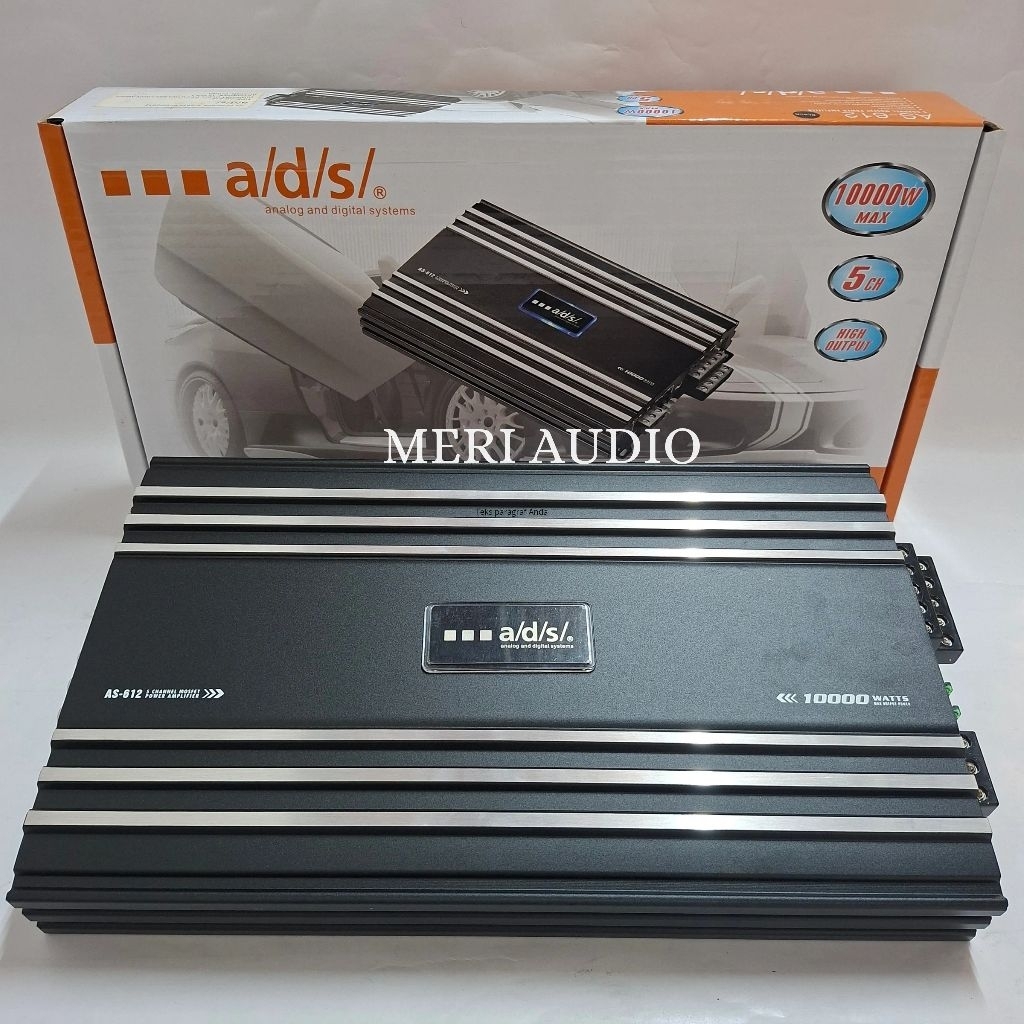 Power Amplifier 5 Channel Amplifier ADS AS 612 5CHANNEL
