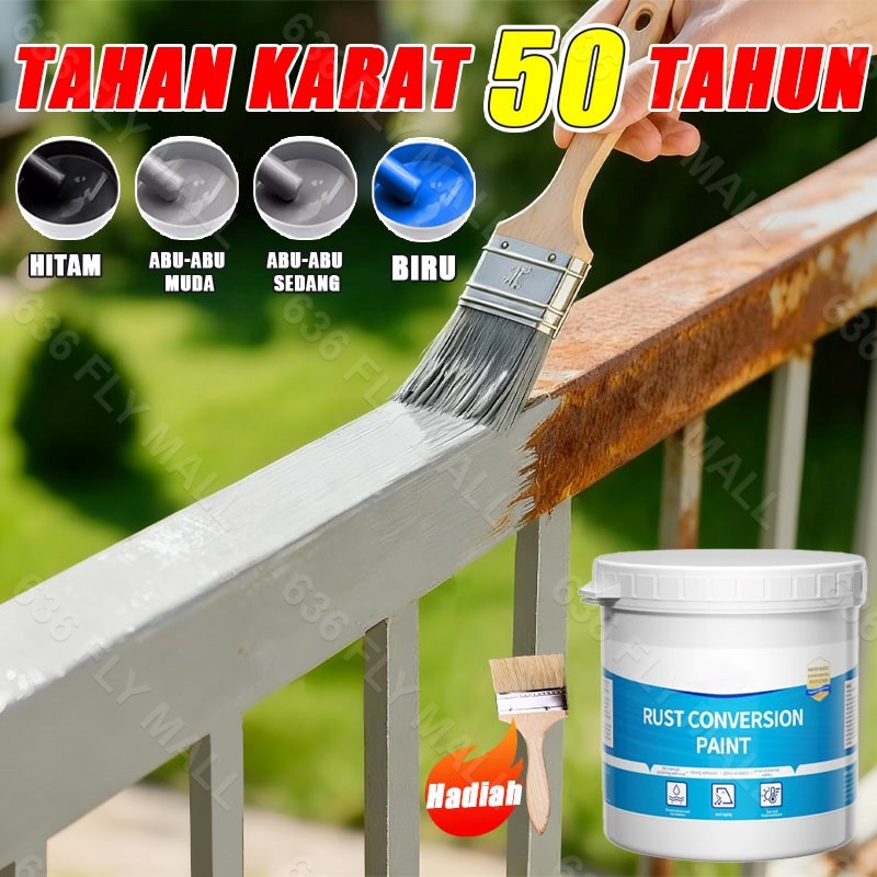 Cat anti karat besi Cat besi pagar anti karat Tahan air Tahan sinar UV Anti karat besi Untuk semua l