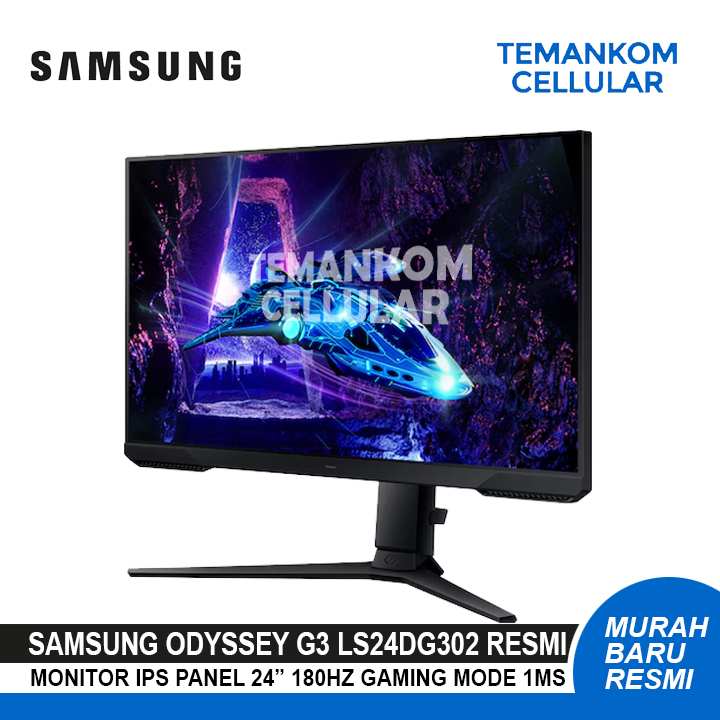 Monitor Samsung 24 ODYSSEY G3 100HZ CURVE Desktop Monitor Lengkung LS24DG302EEXXD MONITOR GAMING 24 