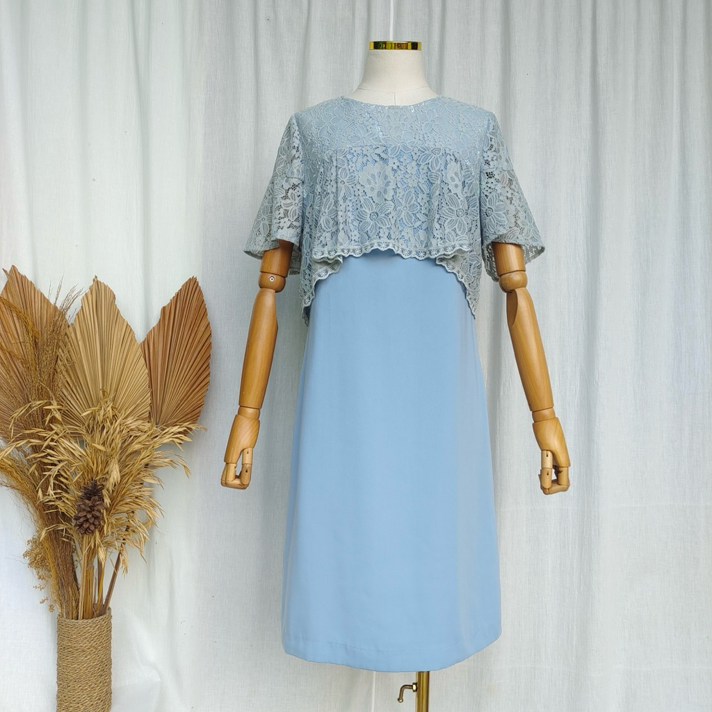 Babyblue Dress Variasi Brukat By Rope Picnic