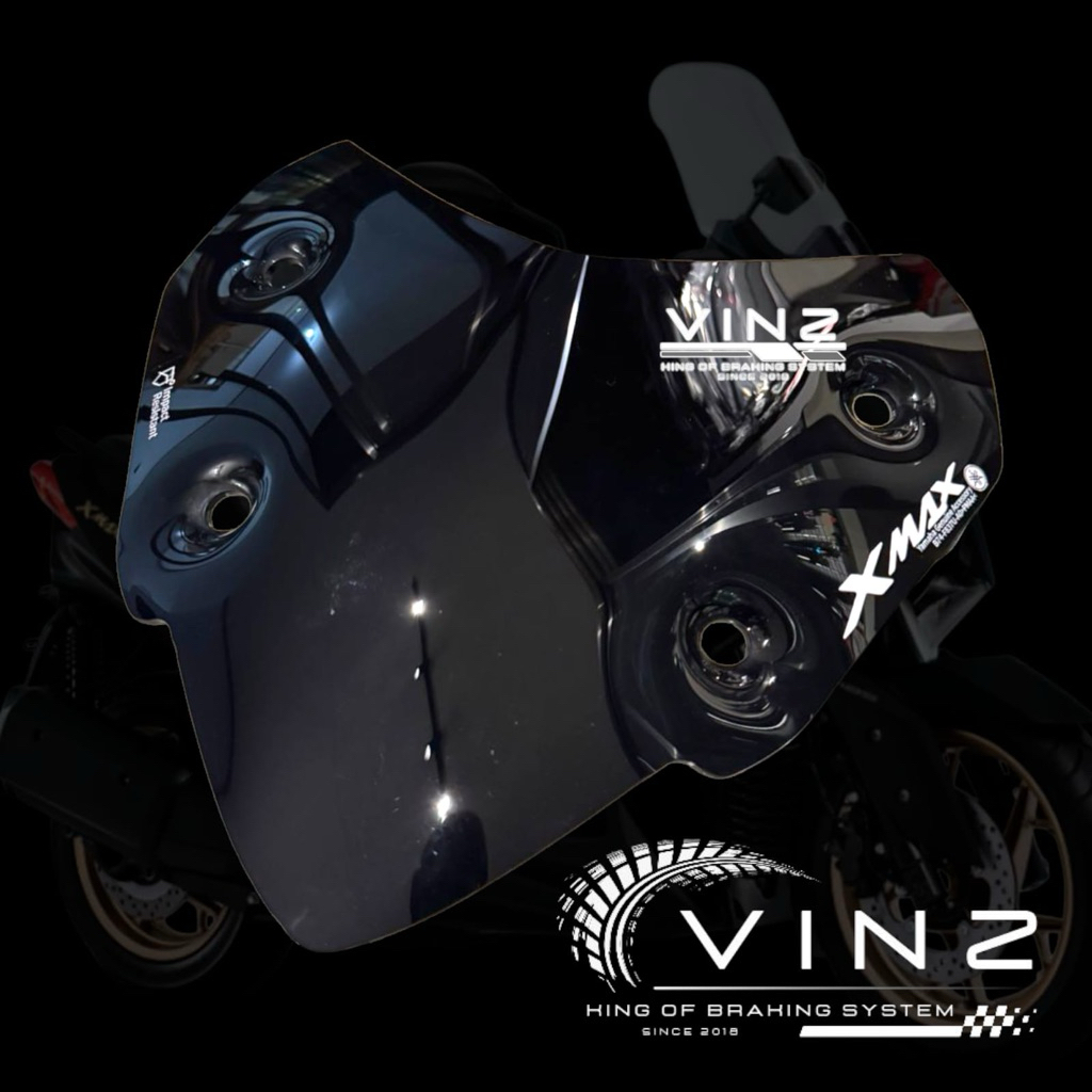 Windshield Yamaha Xmax Old Model Eropa Black Solid By XZ Project // Yamaha Xmax Old Windshield Model