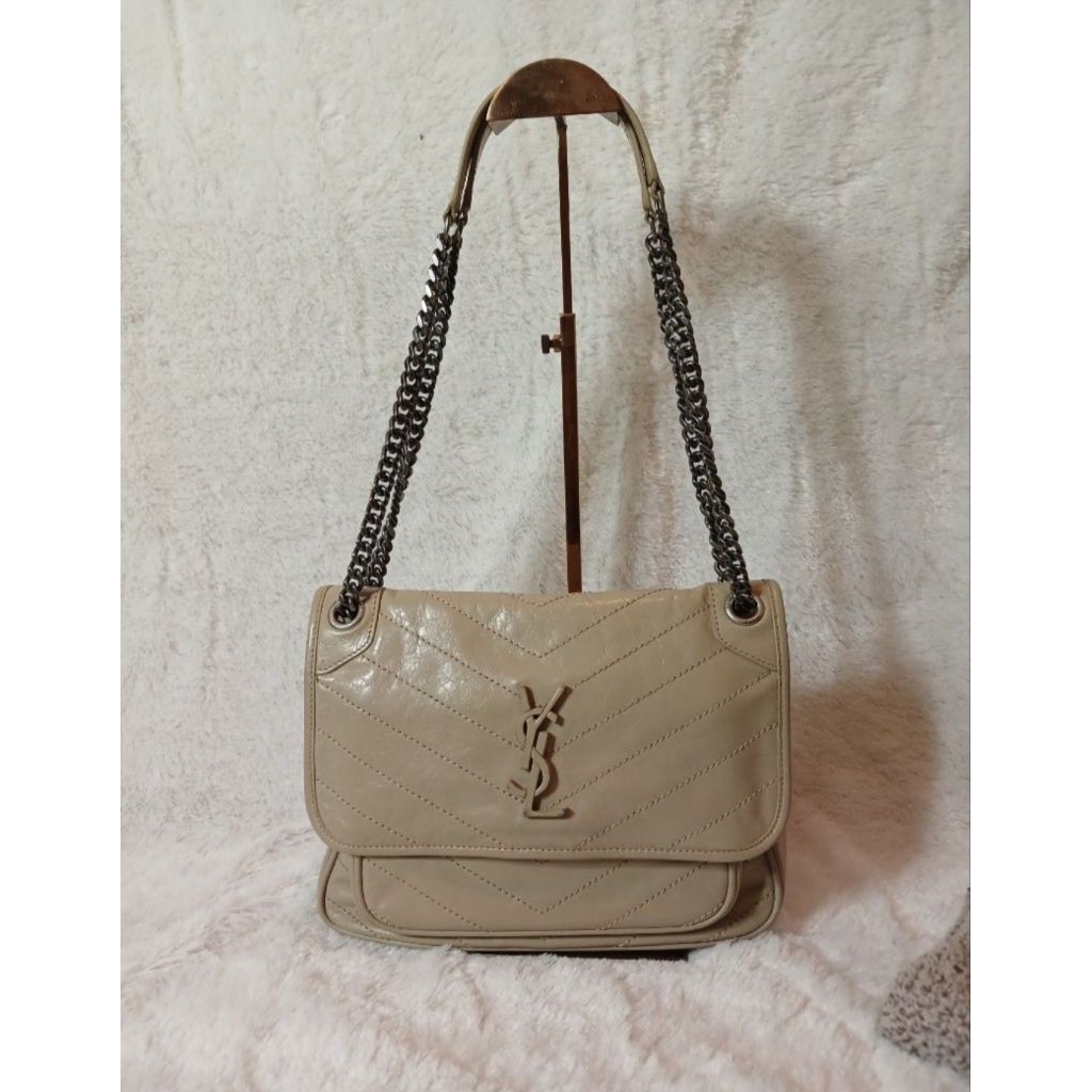 Tas Preloved Second Yeslong YSL* Niki Medium Ring D