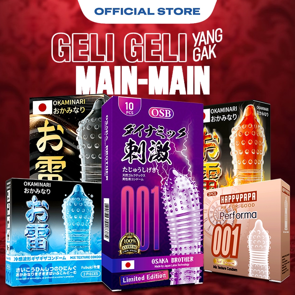 Kondom Berduri Bergerigi Tebal 001 - Dotted Condom 001 - Privasi Aman Terjaga