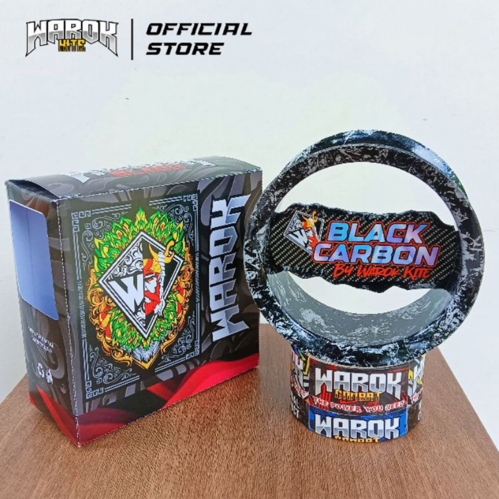 Bladu/Gulungan Layangan Motif BLACK CARBON By Warok Ketebalan Sedang