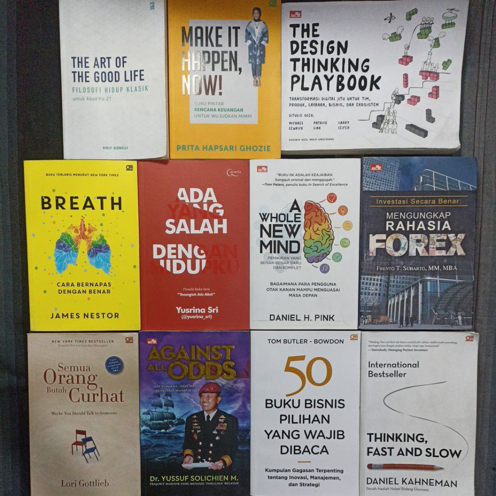 OBRAL Buku MOTIVASI / PENGEMBANGAN DIRI / SELF IMPROVEMENT / MOTIVASI BISNIS / KEPEMIMPINAN / REMIND