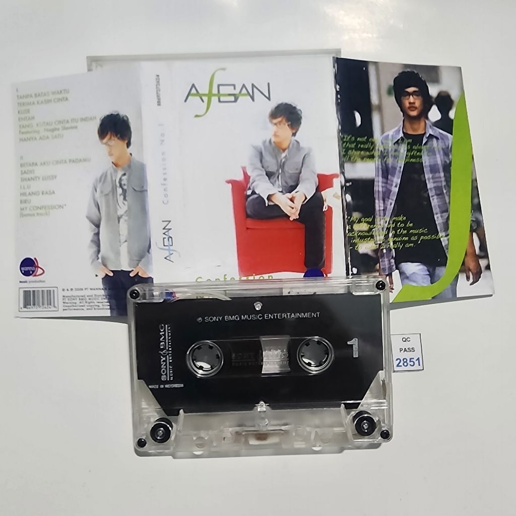 Kaset pita Afgan / Terimakasih Cinta (Tanpa Cover)