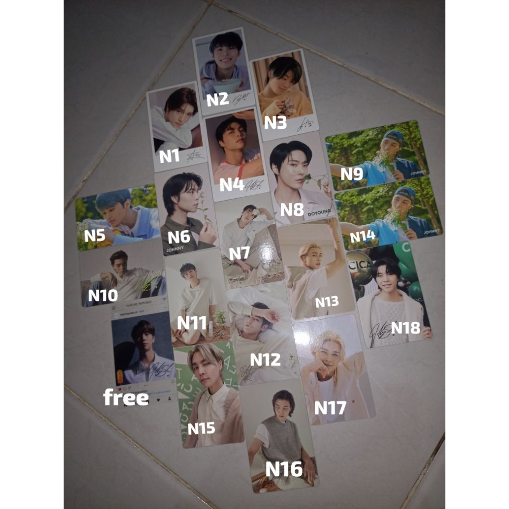 (Ready CLEARANCE Baca Desc) Photocard PC Nature Republic NCT 127 | Dicon Nature Album Photocard Jaeh