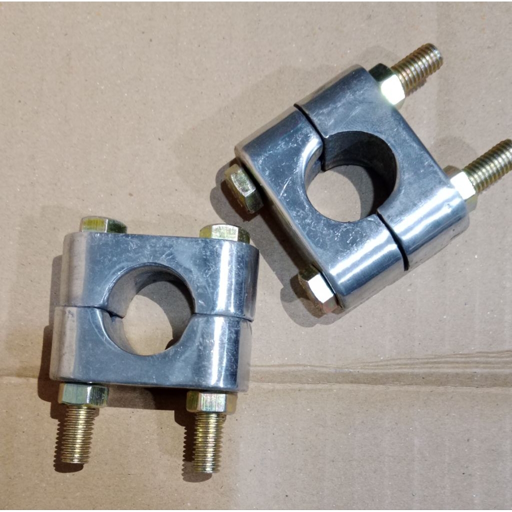 Riser stang/ Riser pangkon stang / clamp stang universal . alumunium