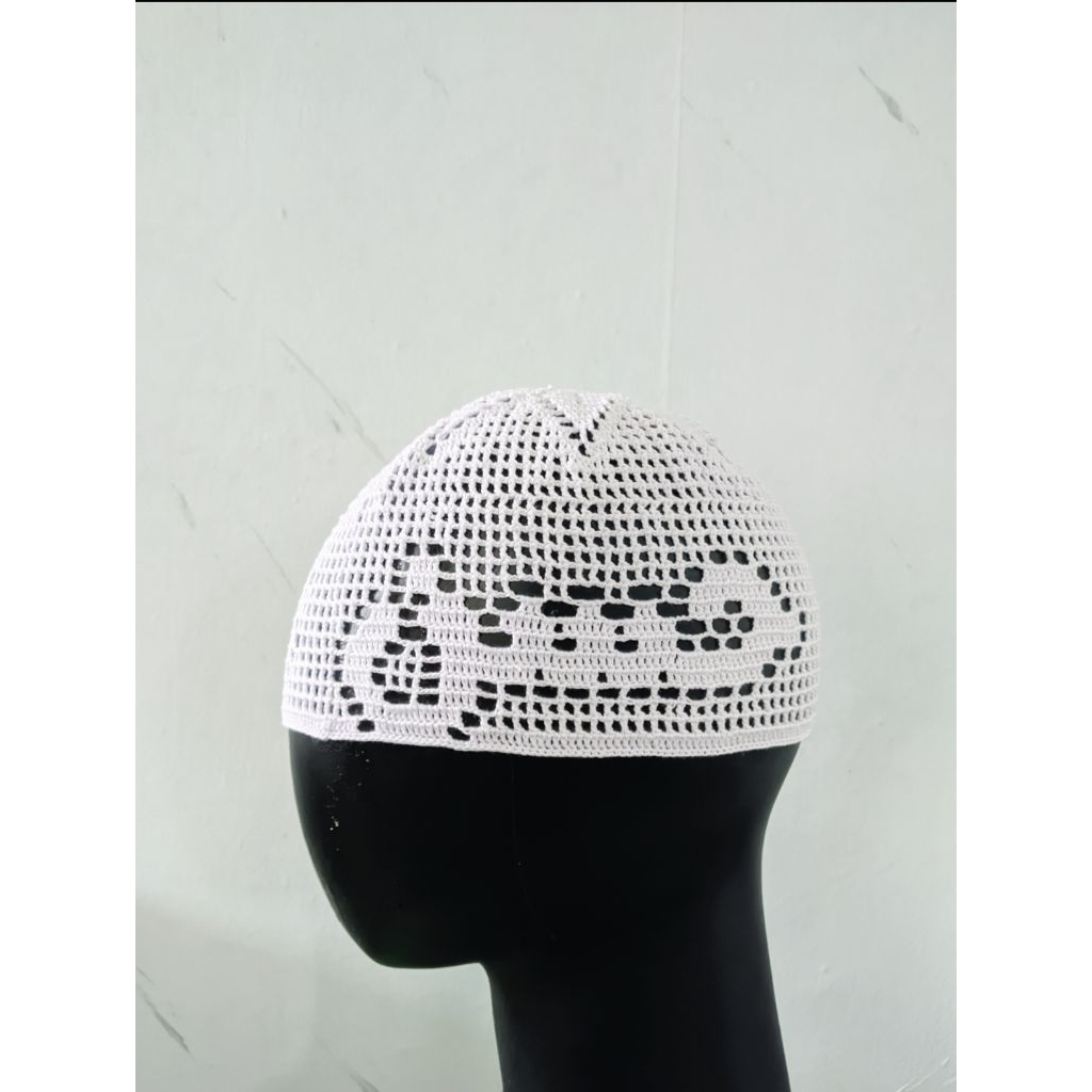 peci rajut handmade | peci rajut custom nama | peci tarim