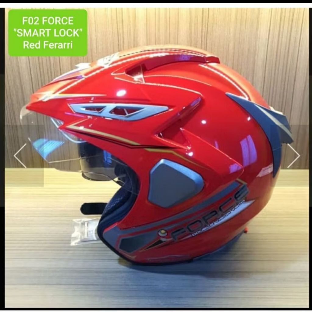Helm Force SNI original anti pecah ada anti malingnya garansi Kaca Motor