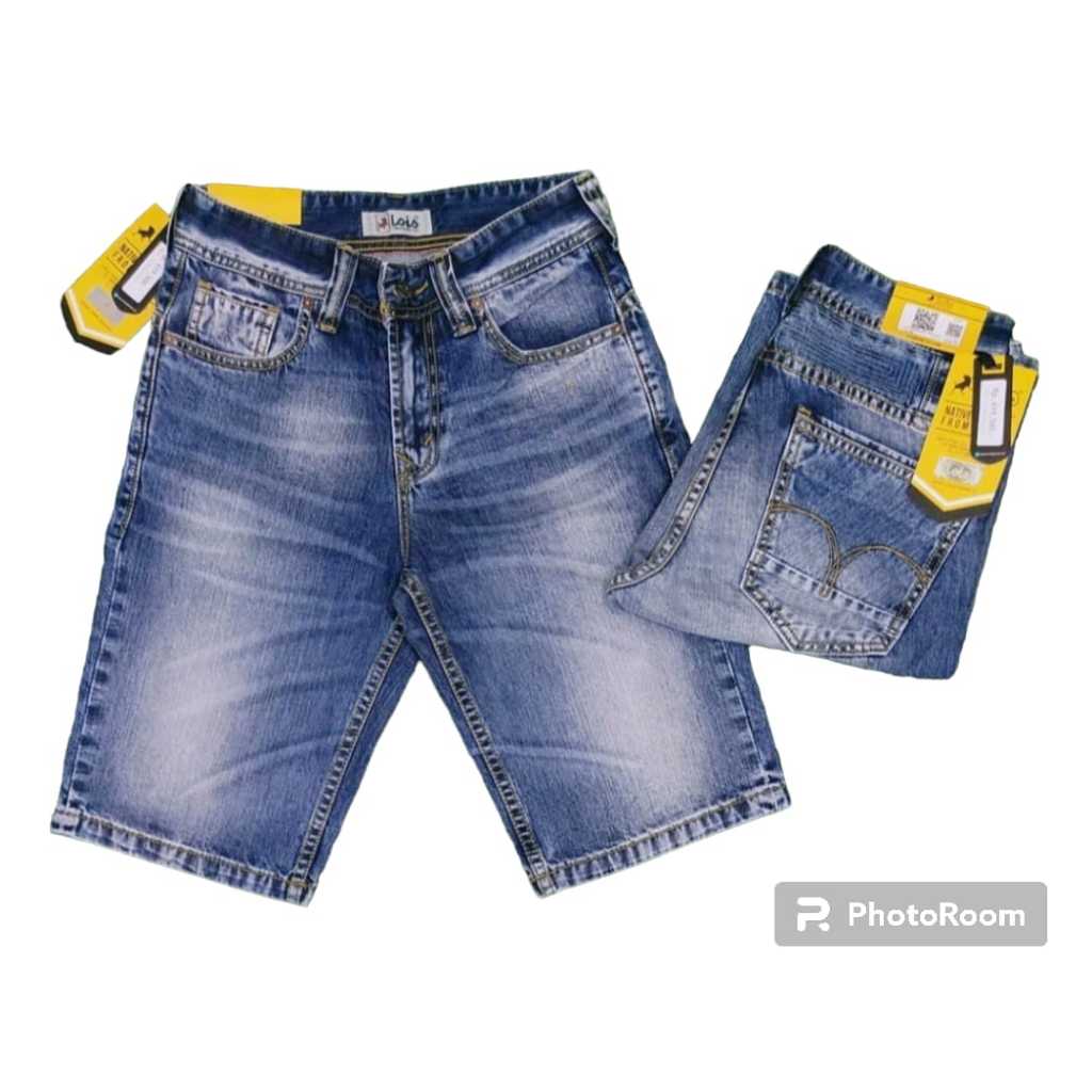 Celana Pendek Lois original - Lois Terbaru - Jeans Denim Pendek - Jeans Pendek