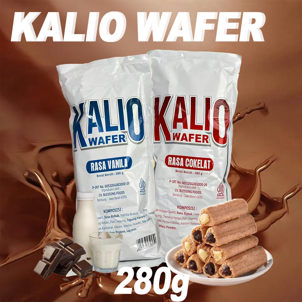 [GROSIR MURAH] COD Kalio Wafer stick Batang cokelat panjang - Biskuit Jajanan Renyah Gratis Ongkir c