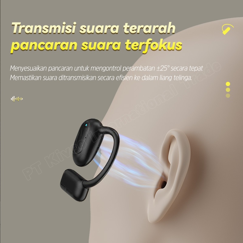 BEST DEALS (12.12DISKON 50%)KIVEE TWS EARPHONE BLUETOOTH KV-TW140 EARBUDS DYNAMIC DRIVER 360 AUDIO