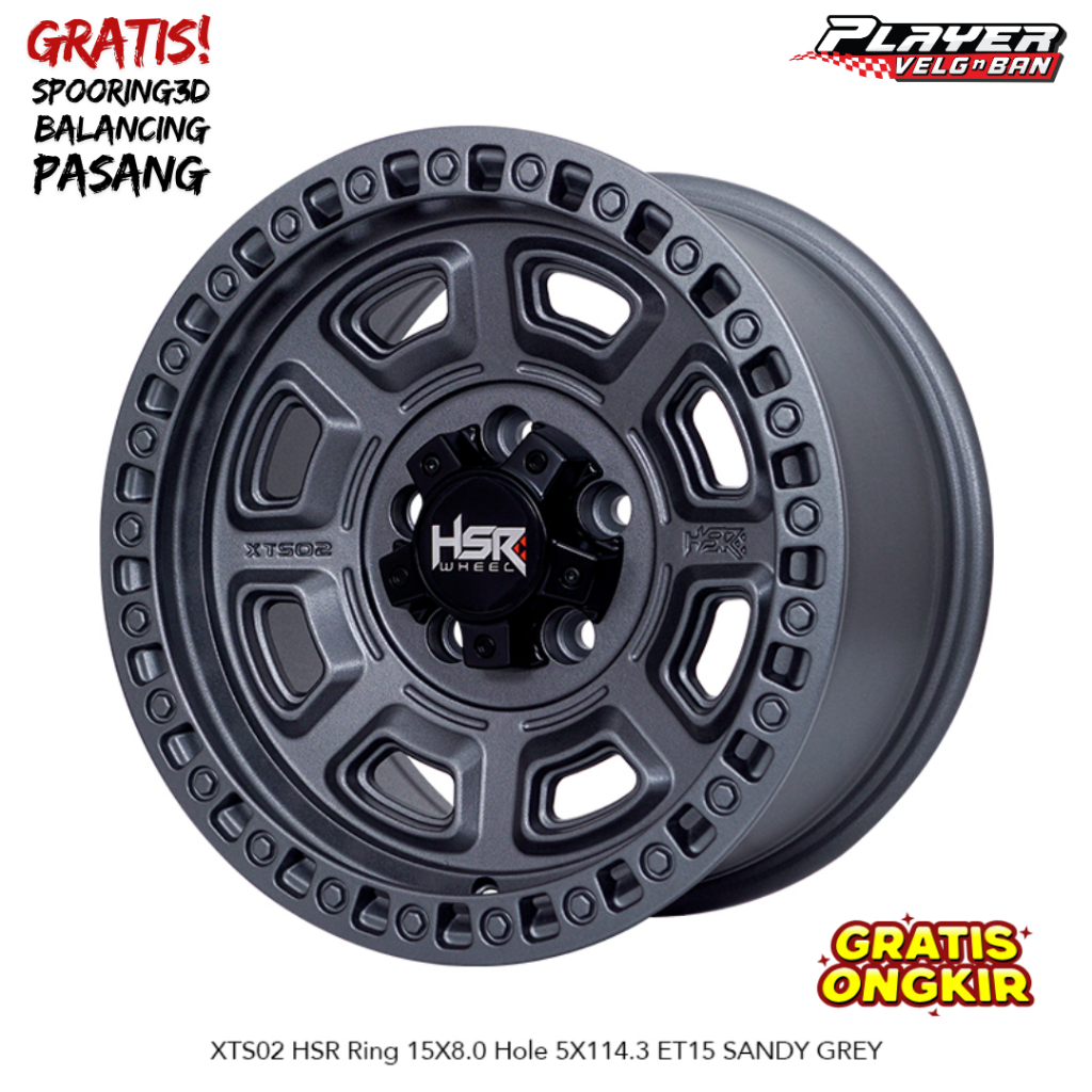 VELG MOBIL SEMI OFFROAD R15 PCD 5X114,3 UNTUK RUSH TERIOS GRAND VITARA DLL