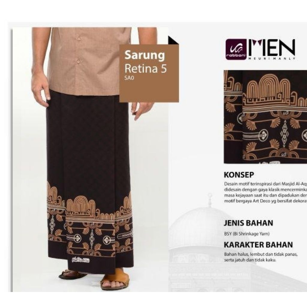 RABBANI_ SARUNG RABBANI RETINA 5 / SARUNG PALESTINA