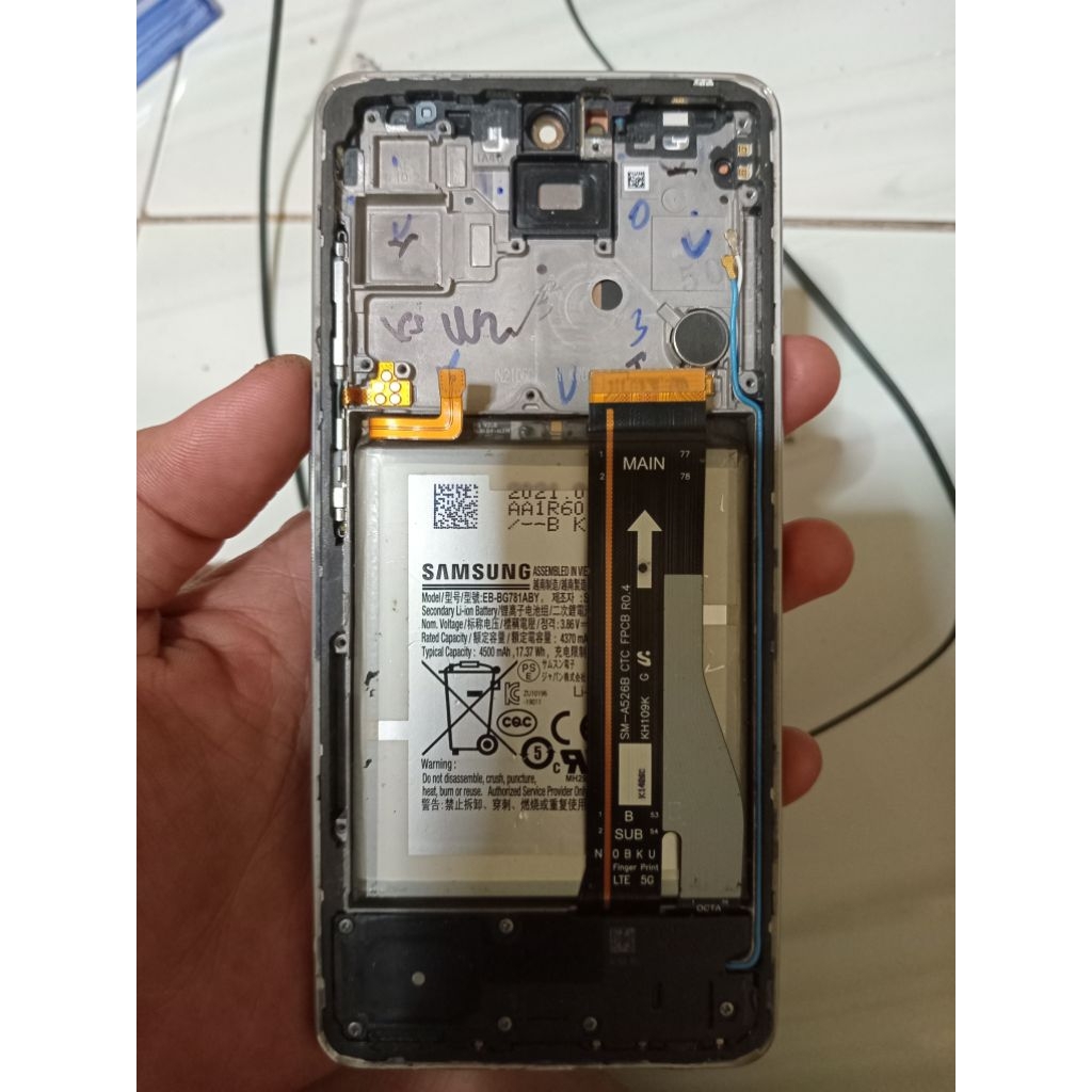 lcd samsung a52 original copotan
