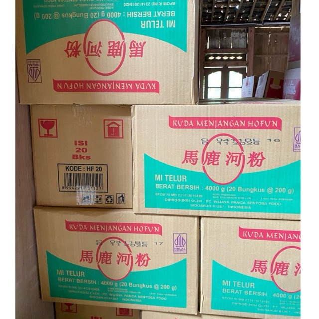 Kuda Menjangan Mie Telur Kwetiaw 1 dus 1 Karton