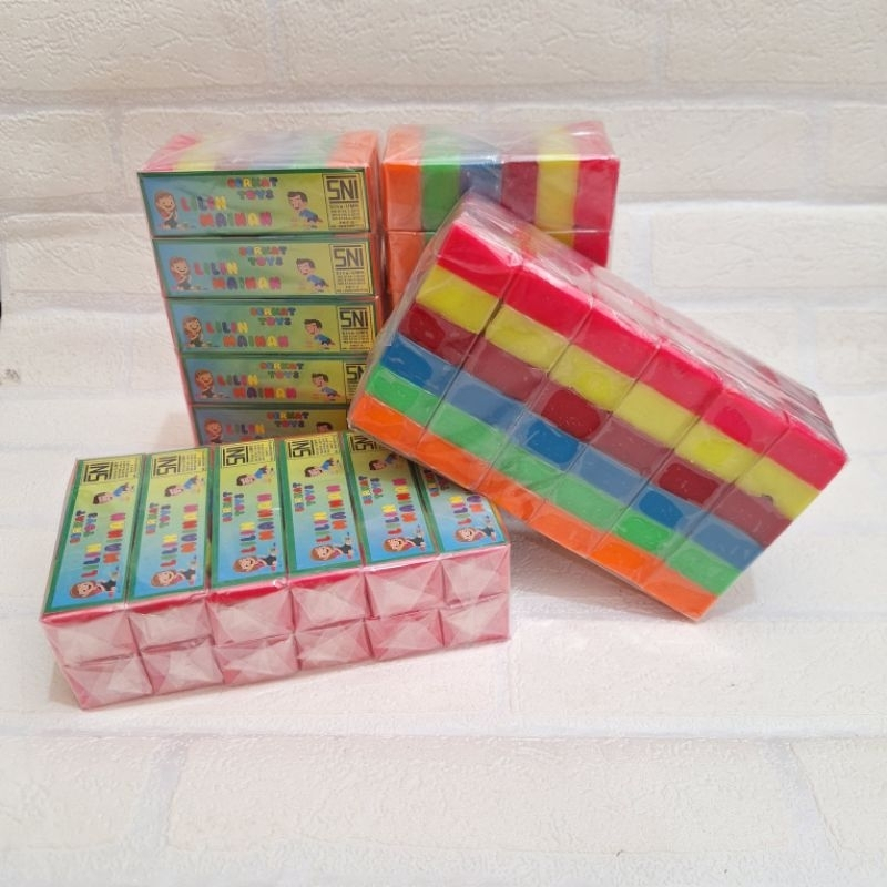 1 Pak Lilin Mainan / Lilin Plastisin / Lilin Malam
