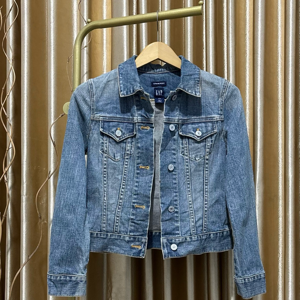 GAP JAKET JEANS JACKET WANITA GIRLS LADIES WOMAN