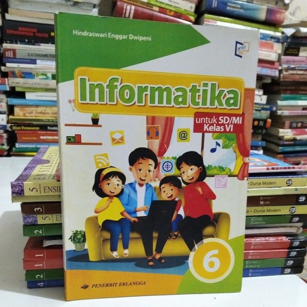 buku Informatika SD kelas 6 penerbit Erlangga