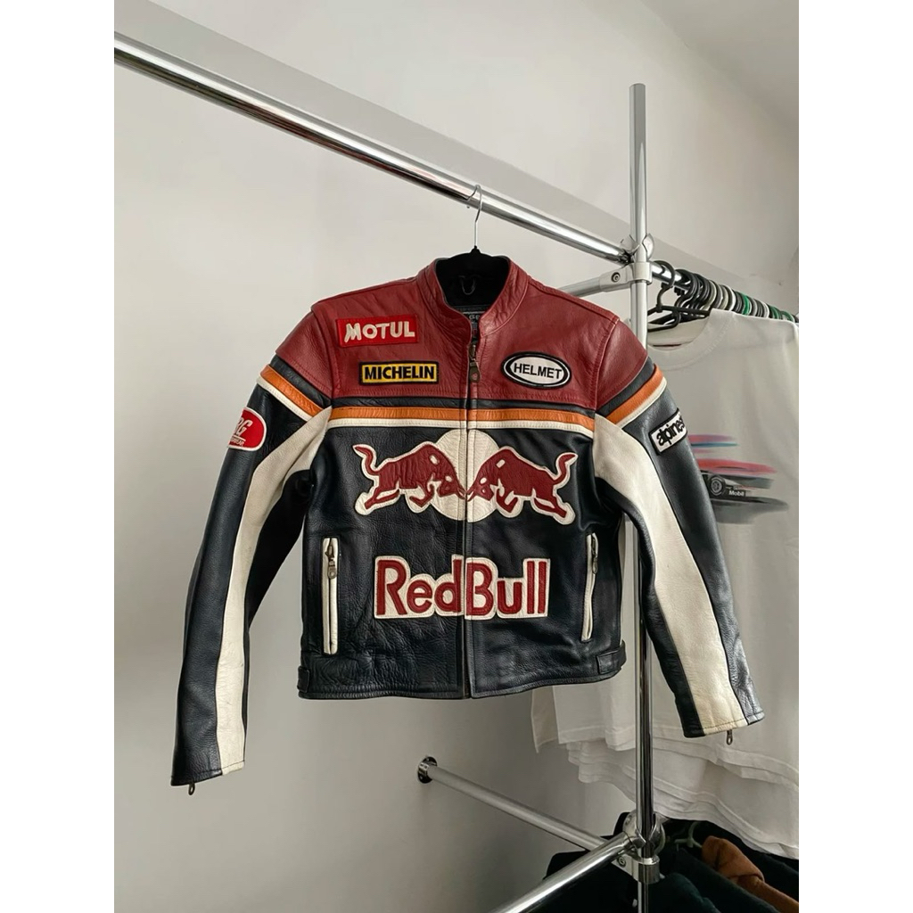 Redbull Jaket Kulit Redbull Leather Jacket