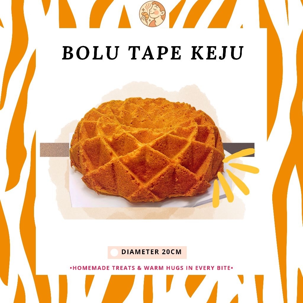 Bolu Tape Keju diameter 20cm