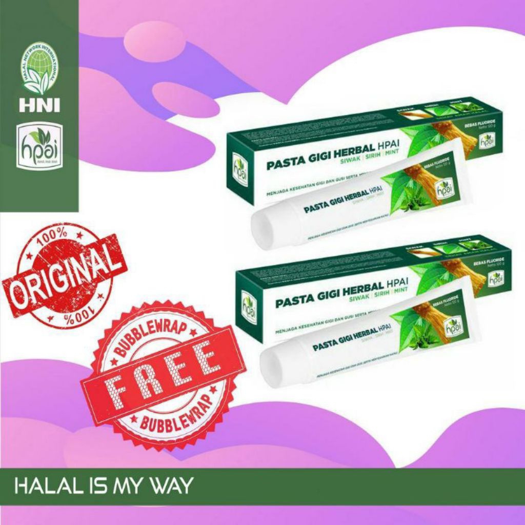 Pasta Gigi Herbal Siwak HPAI Pasta Gigi HPAI HNI