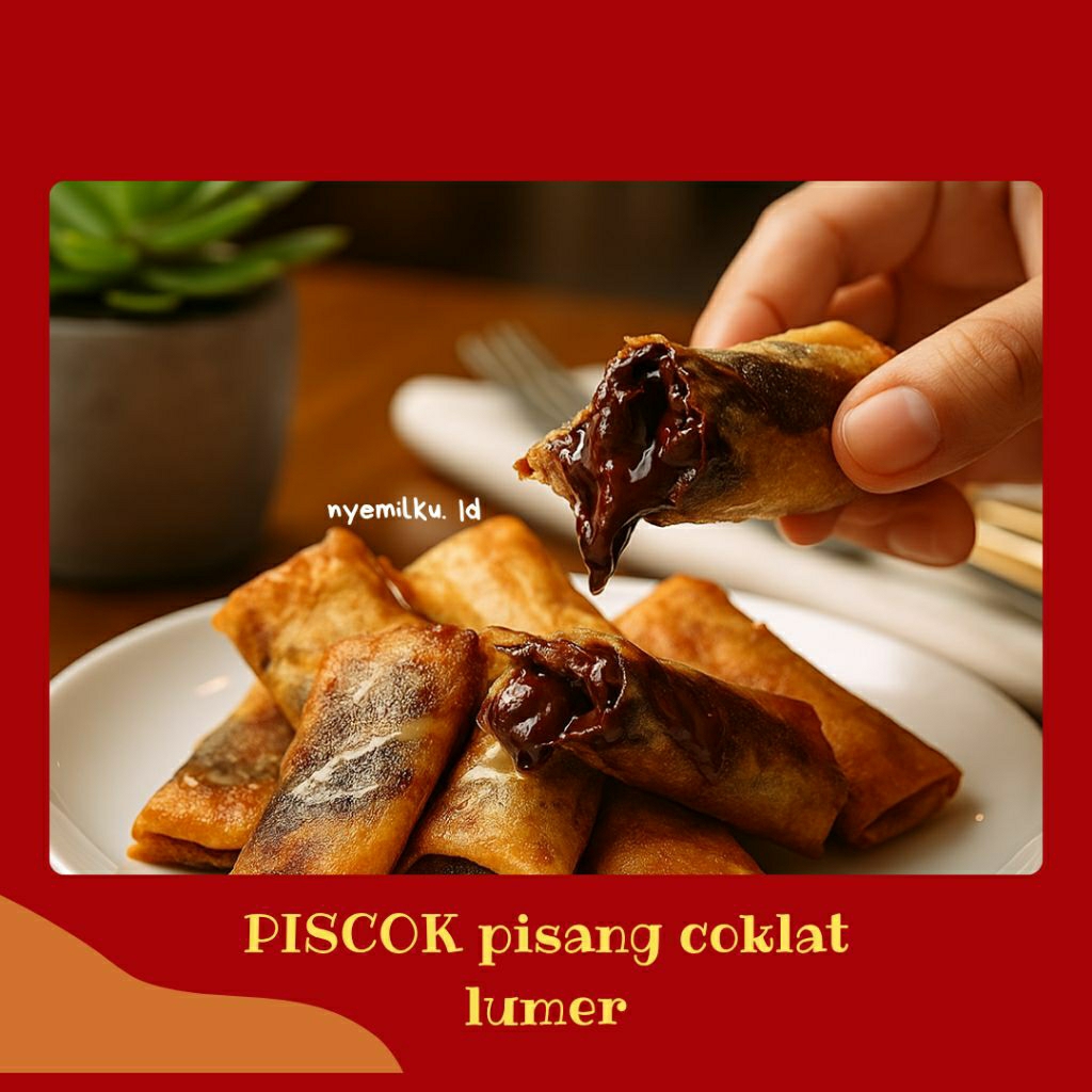 PISCOK pisang coklat lumer | nyemilku. id