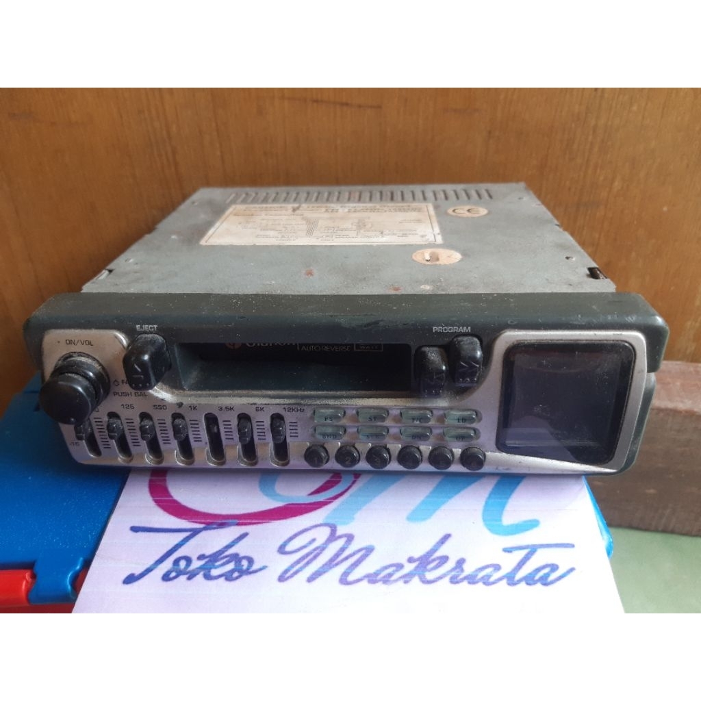 radio tape mobil CLARION CSX-9550 jadul lawas lama langka off mati