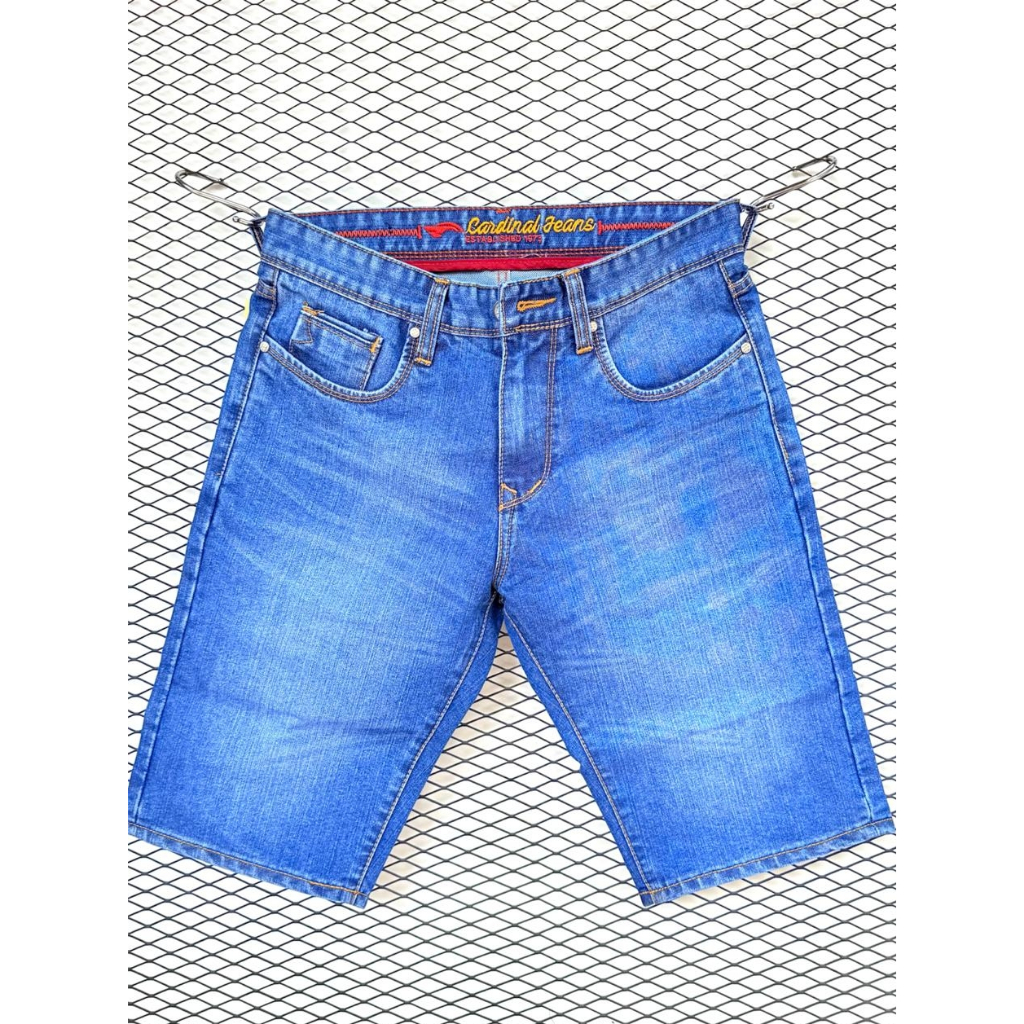 M45 Celana Pendek Jeans Pria Ligh Blue Denim